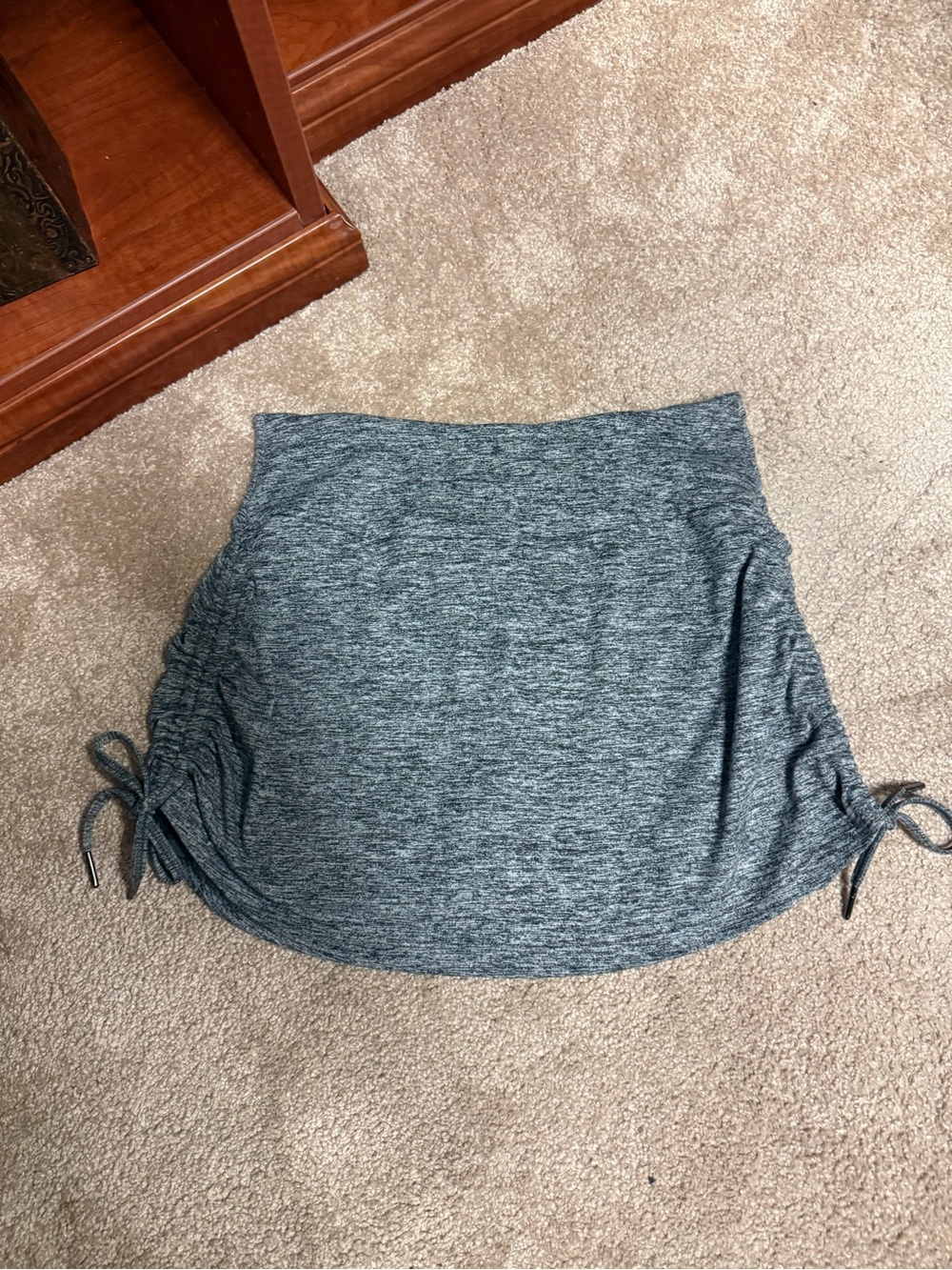 Kyoden Gray Side Ruched Women's Skort